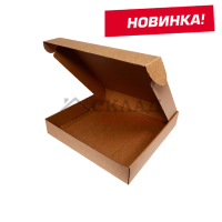 Гофроупаковка FEFCO 0427 (210*210*30 мм) МгК Т-23 бур "Е" коробка типа «самолет»
